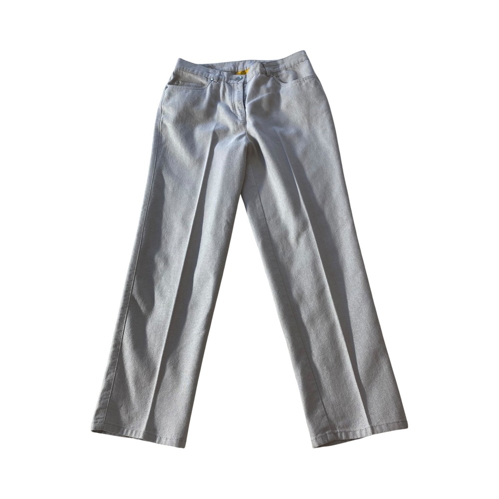 Ruby Rd‎ Petite Womens Pants Elastic Waist High Rise Casual Trousers 8P